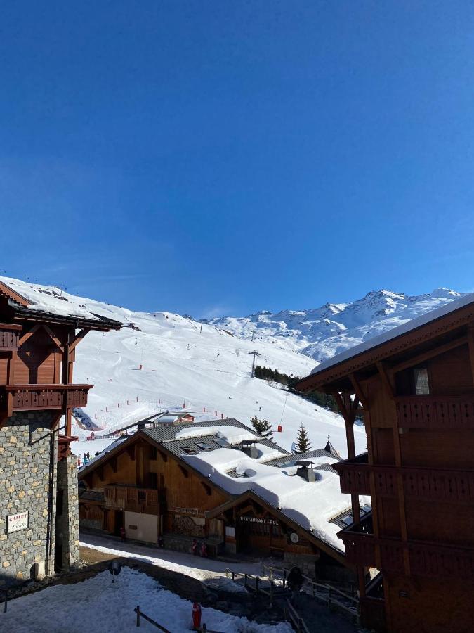 Le Chamois Des Alpages De Reberty Ski Au Pied 圣马丁德贝尔维尔 外观 照片